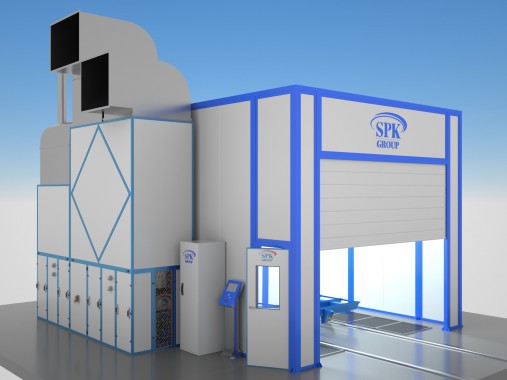 Окрасочно-сушильная камера тупикового типа SPK GROUP