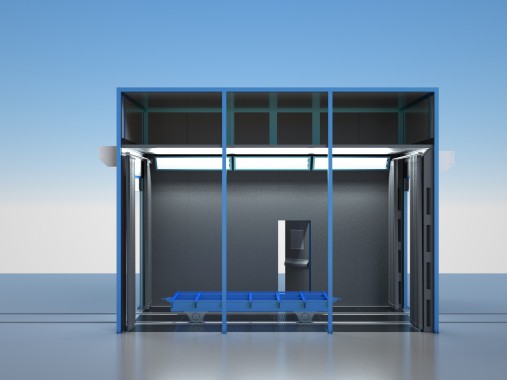 Дробеструйная камера проходного типа SPK-6.4.4 SPK GROUP