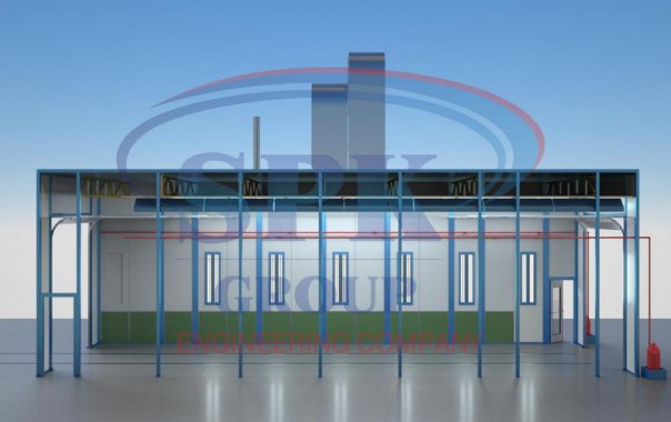 Окрасочно-сушильная камера проходного типа SPK GROUP