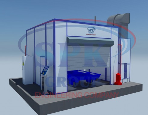 Окрасочно-сушильная камера тупикового типа SPK-5.5.4  Окрасочно-сушильная камера тупикового типа SPK GROUP