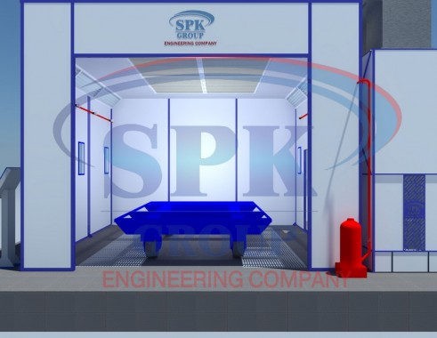 Окрасочно-сушильная камера тупикового типа SPK-5.5.4  Окрасочно-сушильная камера тупикового типа SPK GROUP