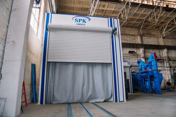 Дробеструйная камера тупикового типа SPK-10.5.5 SPK GROUP