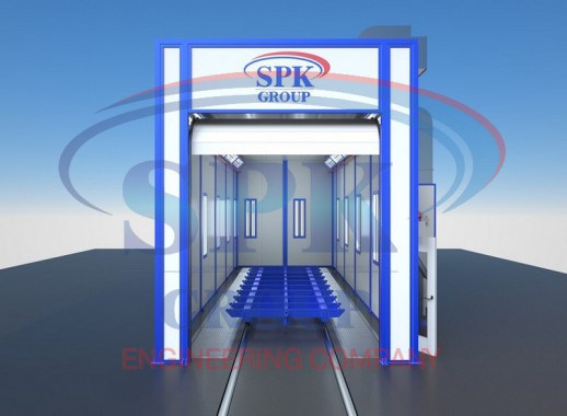 Окрасочно-сушильная камера тупикового типа SPK-10.4.5 Окрасочно-сушильная камера тупикового типа SPK GROUP