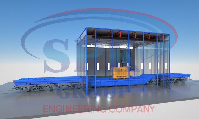 Окрасочно-сушильная камера проходного типа SPK GROUP