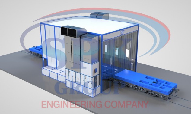 Окрасочно-сушильная камера проходного типа SPK GROUP