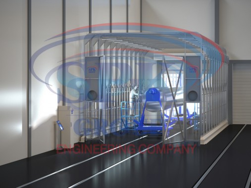 Телескопическая окрасочно-сушильная камера SPK GROUP