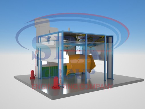 Окрасочно-сушильная камера проходного типа SPK-5.3.3  Окрасочно-сушильная камера проходного типа SPK GROUP