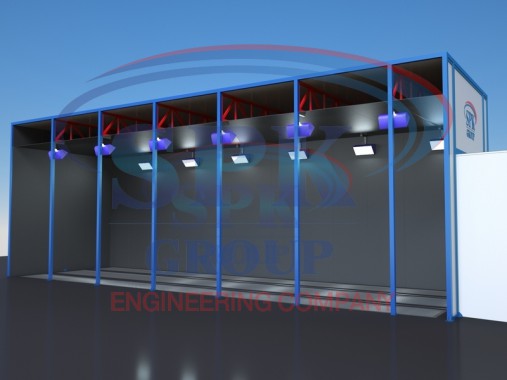 Дробеструйная камера проходного типа SPK-13.4.4 Дробеструйная камера проходного типа SPK-13.4.4 SPK GROUP