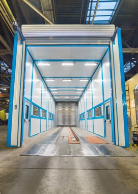 Cушильная камера для шасси автомобилей Mercedes Benz SPK-16.6.5, г. Набережные Челны Cушильная камера для шасси автомобилей Mercedes Benz SPK-16.6.5, г. Набережные Челны