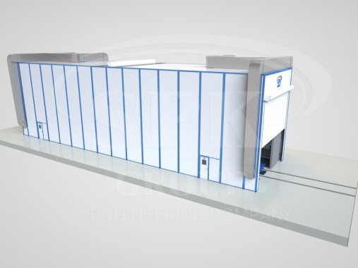 Дробеструйная камера проходного типа SPK - D - 30.8.8 SPK GROUP