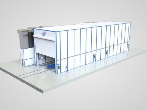 Окрасочно-сушильная камера проходного типа SРК - 30.8.8 Окрасочно-сушильная камера проходного типа SPK GROUP