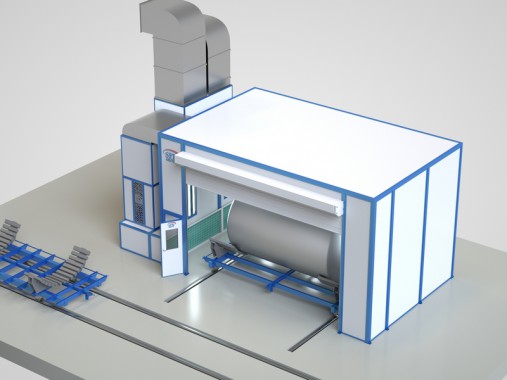 Окрасочно-сушильная камера тупикового типа SРК - 5.8.4 Окрасочно-сушильная камера тупикового типа SPK GROUP