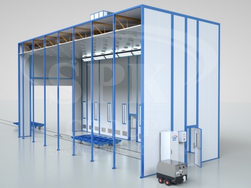 Камера подготовки поверхности под окраску SPK - 15.6.7.  Камера подготовки поверхности под окраску SPK GROUP