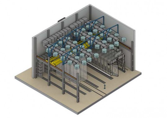 Зона открытой окраски Z-18.12.11 и окрасочно-сушильная камера SPK-17.11.7  SPK GROUP