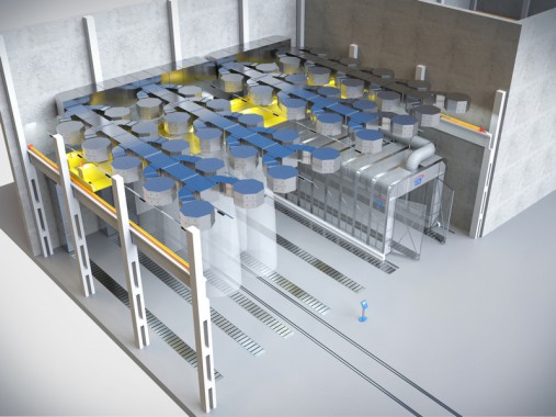 Зона открытой окраски Z-18.12.11 и окрасочно-сушильная камера SPK-17.11.7  SPK GROUP