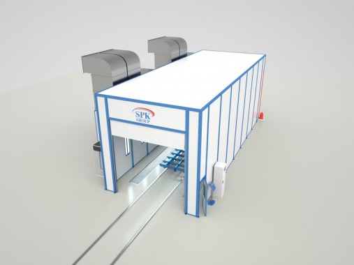 Окрасочно-сушильная камера тупикового типа SPK GROUP 