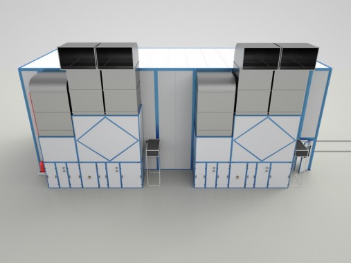 Окрасочно-сушильная камера тупикового типа SPK GROUP 