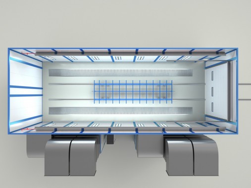 Окрасочно-сушильная камера тупикового типа SPK GROUP 