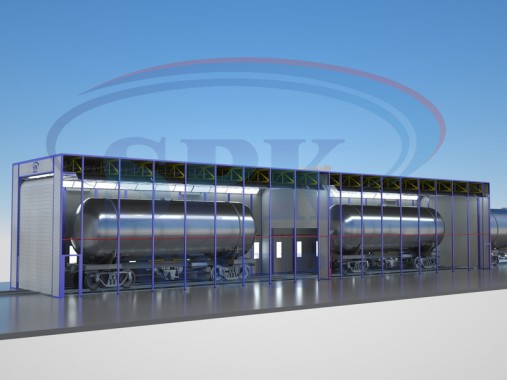 Комплекс для окраски жд оборудования от SPK GROUP 