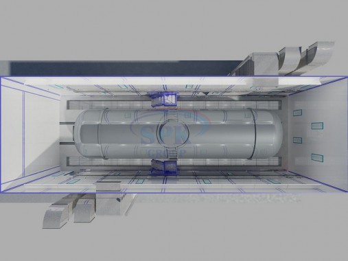 Покрасочно-сушильная камера для цистерн SPK-18.6.6 Покрасочно-сушильная камера SPK GROUP для окраски цистерн