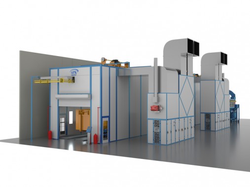 Комплекс подготовки, мойки окраски и сушки поверхности SPK GROUP
