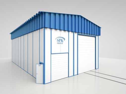 Дробеструйная камера уличной установки SPK GROUP