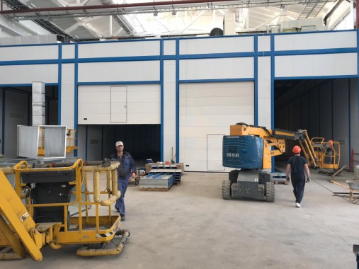 Комплекс подготовки, окраски и сушки вагонов трамваев SPK GROUP 