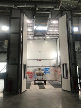 Покрасочно-сушильная камера с раскрывающейся крышей SPK-T 6.6.7 Покрасочно-сушильная камера с раскрывающейся крышей SPK-T 6.6.7