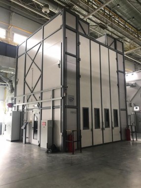 Покрасочно-сушильная камера с раскрывающейся крышей SPK-T 6.6.7 Покрасочно-сушильная камера с раскрывающейся крышей SPK-T 6.6.7