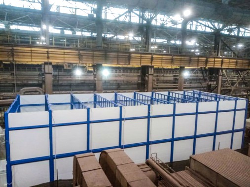 Проходная камера для окраски и сушки кузовов электровозов SPK-P 22.6.7 Смотрите фото камеры окраски SPK GROUP