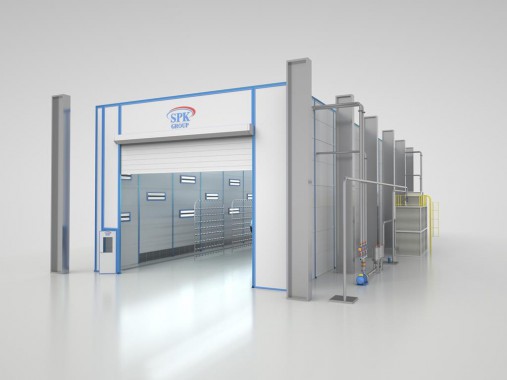 Комплекс подготовки, покраски и проверки герметичности SPK GROUP