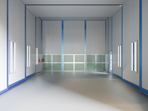 Камера покраски для локомотивов ремонтного производства SPK GROUP 