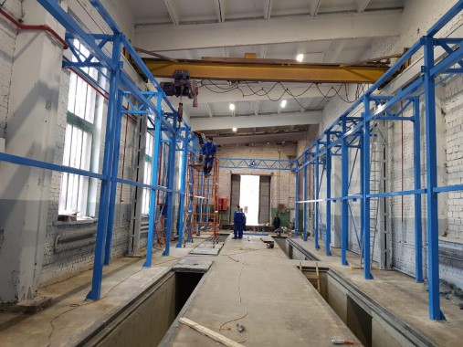 Комплекс подготовки, мойки и окраски поверхности для изделий машиностроительного комплекса SPK GROUP 