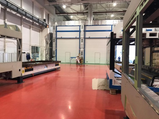 Комплекс подготовки, окраски и сушки вагонов трамваев SPK GROUP 