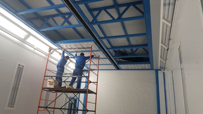 Комплекс подготовки, мойки и окраски поверхности для изделий машиностроительного комплекса SPK GROUP 