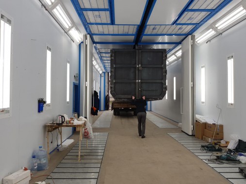 Комплекс подготовки, мойки и окраски поверхности для изделий машиностроительного комплекса SPK GROUP 