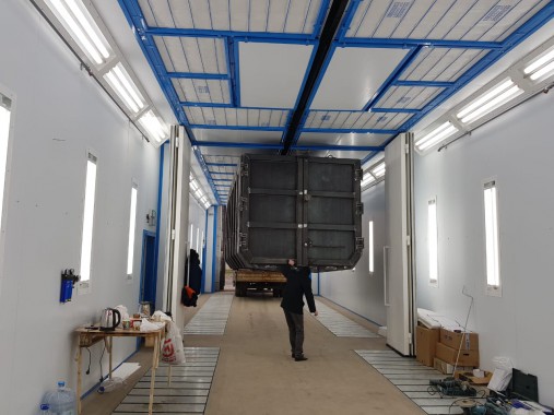 Комплекс подготовки, мойки и окраски поверхности для изделий машиностроительного комплекса SPK GROUP 