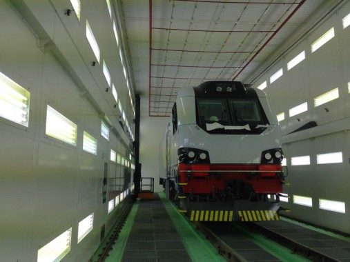 Окрасочно-сушильная камера SPK GROUP на электровозосборочном заводе