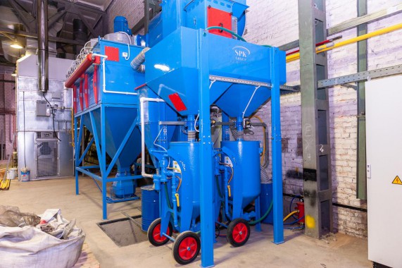 Комплекс подготовки, мойки и окраски поверхности для изделий машиностроительного комплекса SPK GROUP 