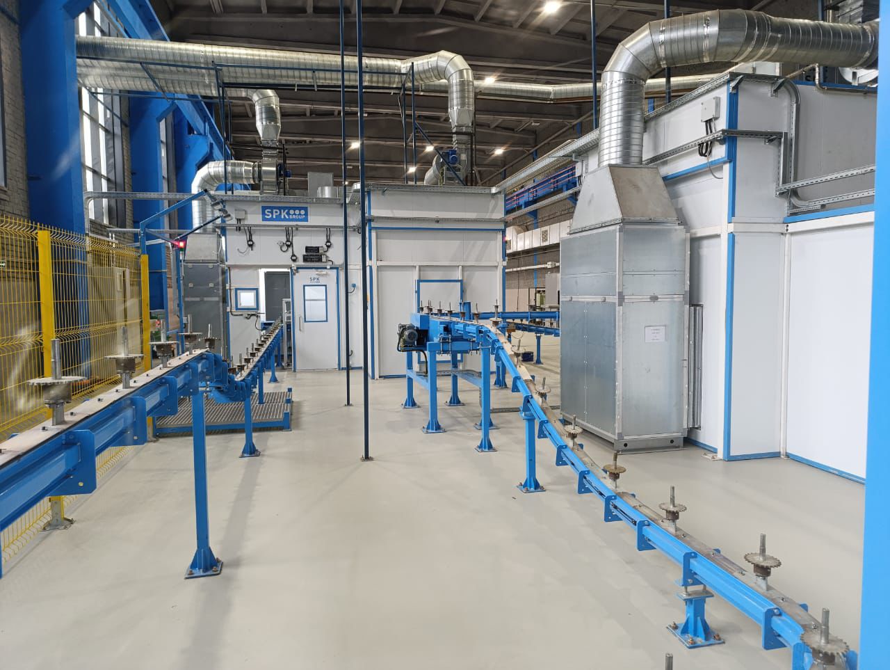 конвейерная линия окраски