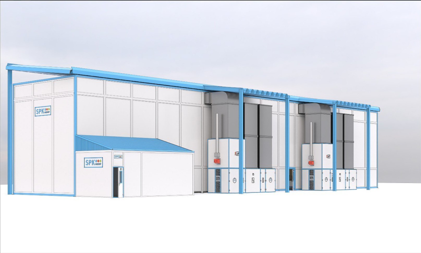 покрасочная камера уличного типа