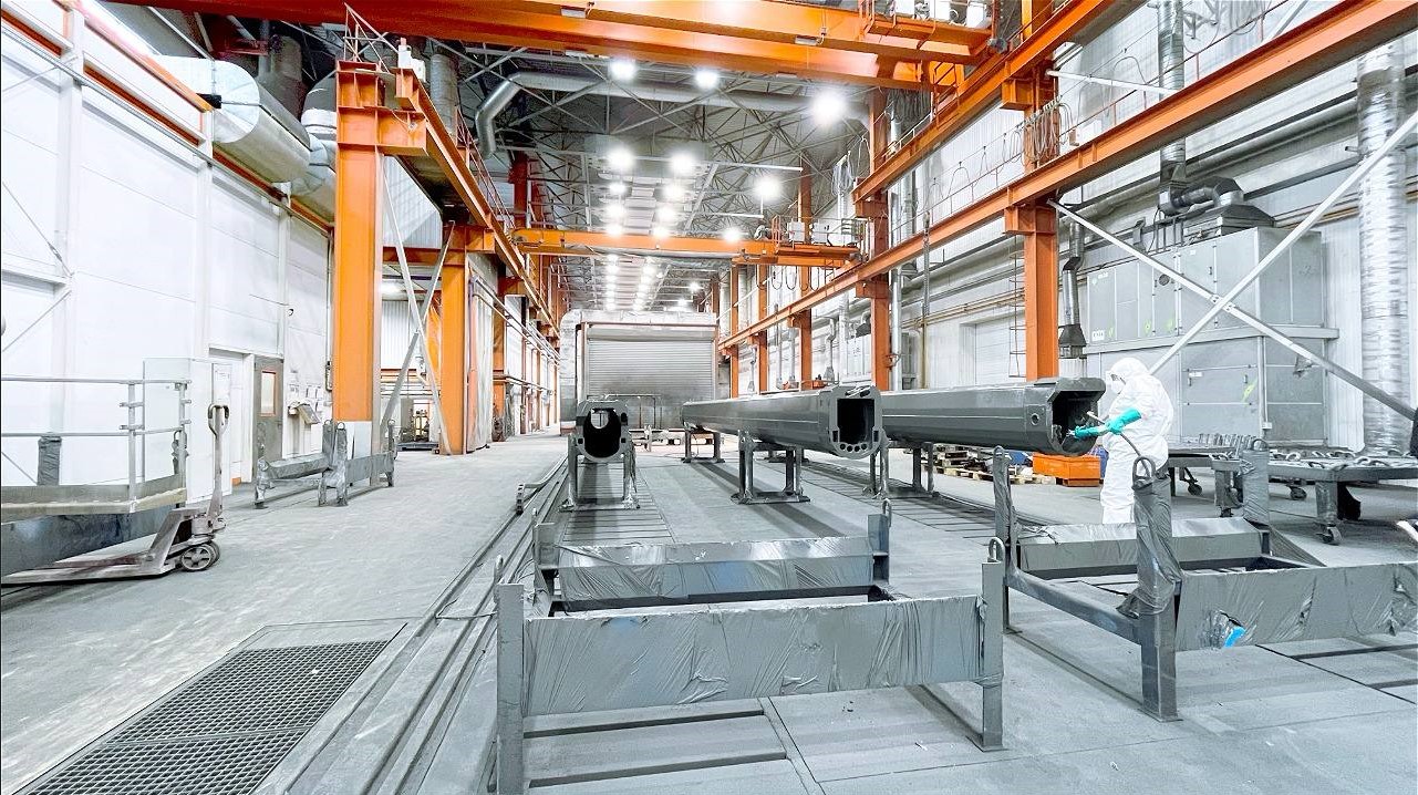 окраска в зонах открытой окраски